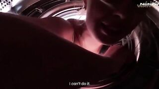 My stepbro helped me out of the washing machine!!!