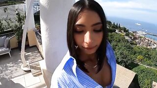 I have a surprise for you... The best double blowjob with Colombian babe