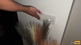 A wife brought two guys to her husband and made the guy cum in her mouth