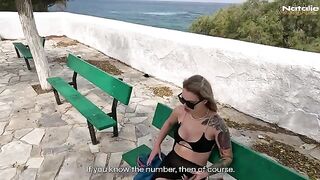 A hot chick got fucked 3 days before her wedding in a wild bachelor party in Greece
