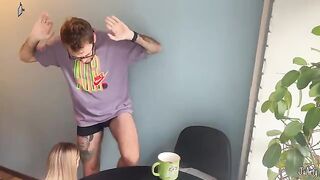 A fan did not miss the chance to get intimate with a famous DJ