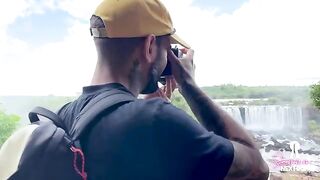 Petite babe gets banged hard under the waterfall - SammmNextDoor Date Night