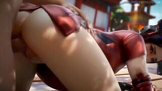 Compilation 4 with the best Fortnite porn scenes, including Ruby creampie