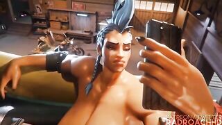 Junker Queen fucked Mei Overwatch in ass and mouth