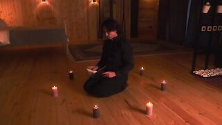 The priest exorcised the devil from the body of a hot MILF