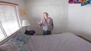 Stepmom caught me stealing panties, now she’s my kitchen lover