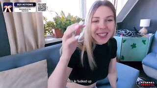 Girl agreed to fuck with stepbrother for a special prize from an app