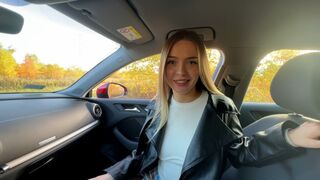 Picking up a girl in the car who got lost