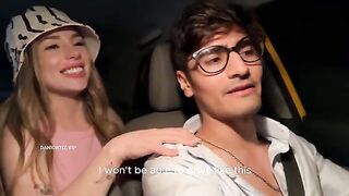 A week before the wedding, Dani Ortiz cheats on her fiancé in a steamy FakeTaxi encounter