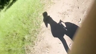 I got fucked in the middle of the forest by a muscular guy