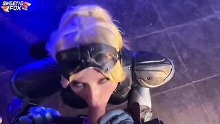 Starcraft's Nova gets her pussy railed and swallows cum