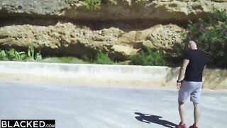 Blonde hottie Venera gets her pussy smashed by BBCs