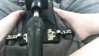 I let the machine fuck me until I came hard