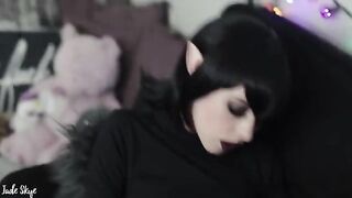 Mavis’ first BJ cum swallow with FANGS, a hot scene!