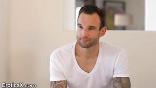 Hot Latina Eliza Ibarra dances with tattooed Frenchman, passionate and sensual