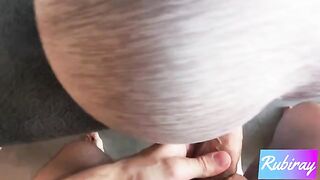 Fit step sister does her yoga and gets screwed hard in doggy style