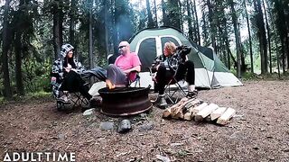 POV Hot Poly Wives Take Turns with Dick and Fucking