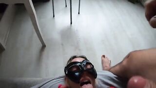 Babe has an intense anal sex and receives two cumshot in her holes