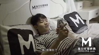 A hot Chinese girl is engaging in sexual activities on campus