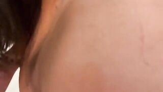 Brunette PAWG gets fucked hard by her stepbro in the kitchen