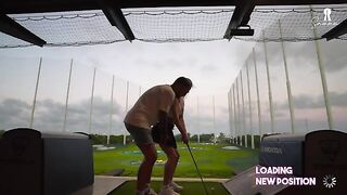 A night golf date turns into a rough sex session