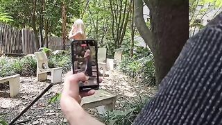 Colombian actress gets fucked by American stranger in the street