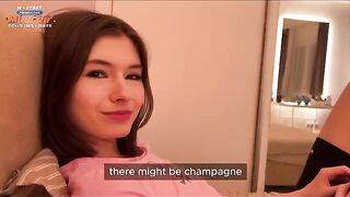Are you filming me? Then fuck me on camera with your big cock!
