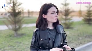 The girl next door got wet from looking at nice photos