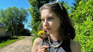 Met a cute Ukrainian girl on the street and fucked her there
