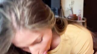 Amateur couple gets caught in a steamy moment