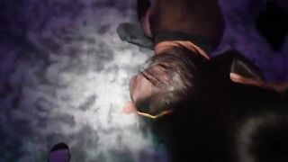 Melztube has to ride the biggest black cock to keep her job