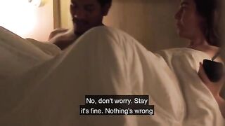 The step-niece was surprised to see her uncle walking naked