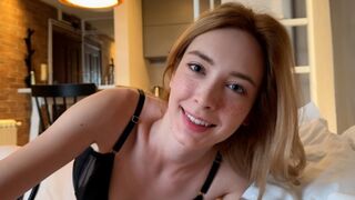 A sexy girl, Loly Nebel, has a great morning surprise for you!