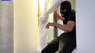 A thief broke into the house of sexy Latina MILF Lina Henao and they had a hot encounter