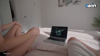 My step sister replaced the TV series with a more attractive program