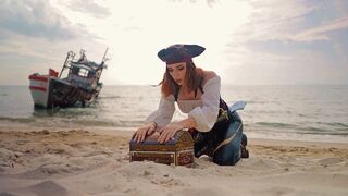 The true treasure was under Captain Sweetie Fox's panties, a spicy surprise