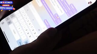 A girl was licking a cock in the car and got cum in her mouth
