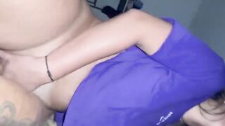 Gifted Bahian guy, riding hot blonde babe with his signature intense style