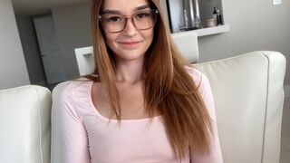 A young man teaches his 18-year-old step sister about sex