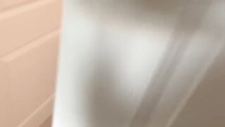 Spying on the sexy Goth step sister with big natural tits