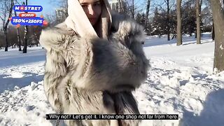 Picked up a girl in fur while walking the dog, California babe style