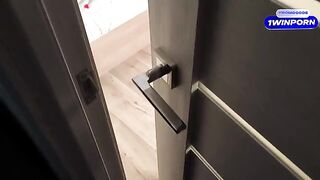 I was spying on my stepsister, and she ended up sucking my cock