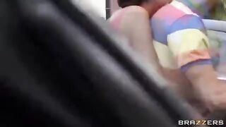 The guy was fucked with two whores in his car, it was awesome