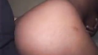Real ebony pussy fuck with a guy who loves to fuck hard