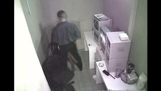 A girl was photographed having sex at her workplace by a hidden camera