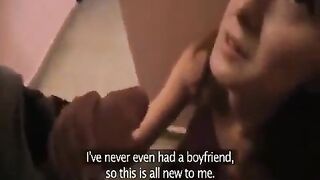 I pushed the ass of a cute girl for the first time
