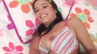 Brunette woman has sex with her boyfriend’s big dick