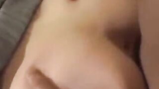 The sister of a virgin guy offered her hairy pussy to be fucked