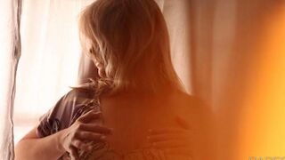 Relaxing big boobs massage, smacking and touching the breast can make you cum