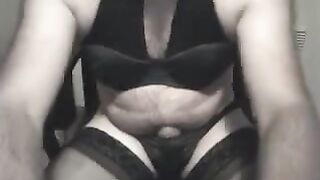 While jerking off, a guy’s second hand slides into his ass with surprising ease